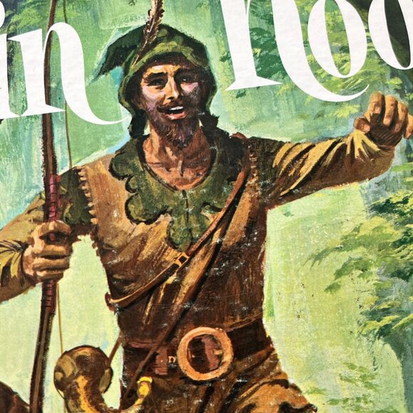 Robin Hood Tale Spinners For Children Vintage 1960's Vinyl LP Robert Hardy - Picture 2 of 7